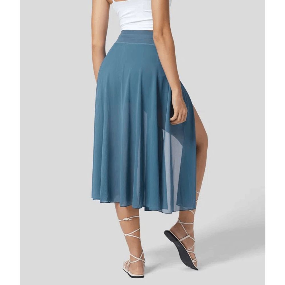 Size Xsmall Halara High Waisted Drawstring Contrast Mesh 2-in-1 Side Pocket Flow
